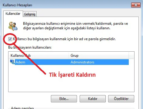 Windows 10 Açılış Ekran Şifresi Kaldırma