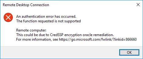 Windows RDP CredSSP Hatası ve Çözümü