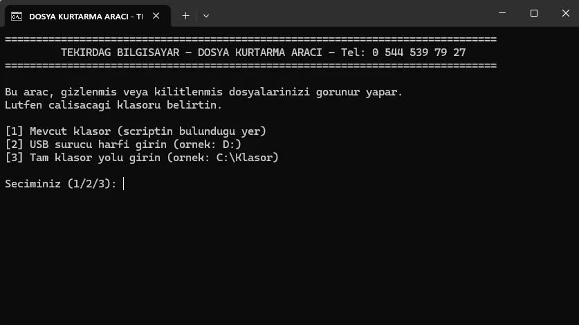 Gizli Dosyaları Göster